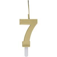 GLD #7 SPARKLER BDY CANDLE