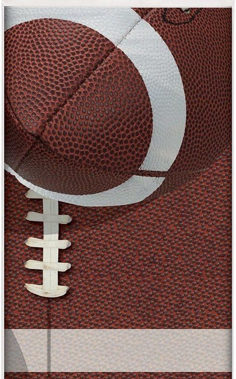 54X84" Football Party Plastic Table Cover