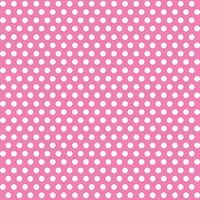 Hot Pink Dots Gift Wrap 30" x 5 ft