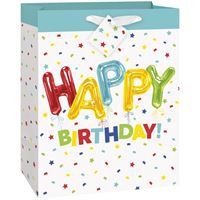 Happy Balloon Birthday Large Gift Bag