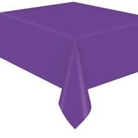54X108" Neon Purple Plastic Table Cover