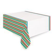 Peppy Birthday Rectangular Plastic Table Cover  54" x 84"
