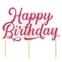 PNK GLTTR LRG HB PICK CANDLE