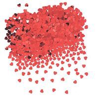 Red Foil Heart Confetti .5oz