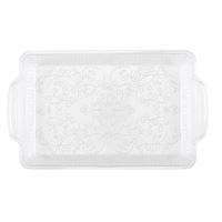 Premier Stylz® Clear Plastic Serving Tray 12" x 8"