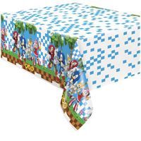 Sonic the Hedgehog Rectangular Plastic Table Cover  54" x 84" - Short Fold