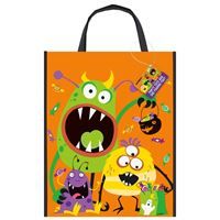12x15" Silly Halloween Monster Tote Bag