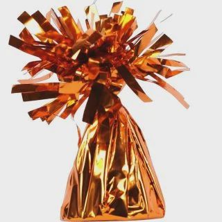 175 G FRINGED FOIL WGT - ORANGE