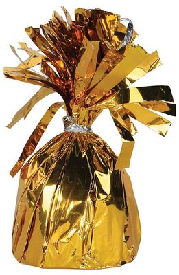 175 G FRINGED FOIL WGT - GOLD