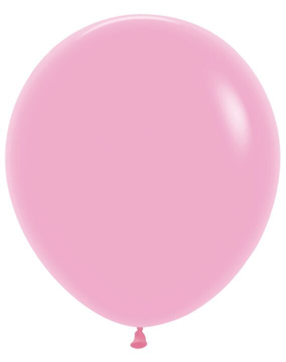 6Ct 18" Fashion Bubble Gum Pink Latex