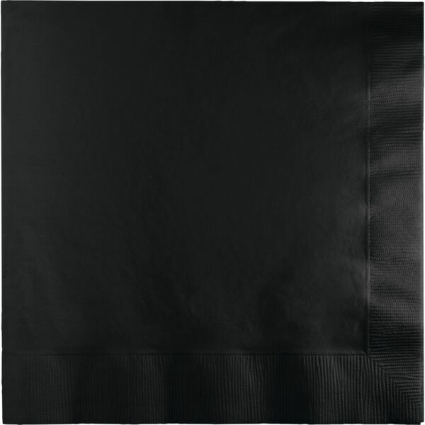 50Ct Black Velvet Luncheon Napkin