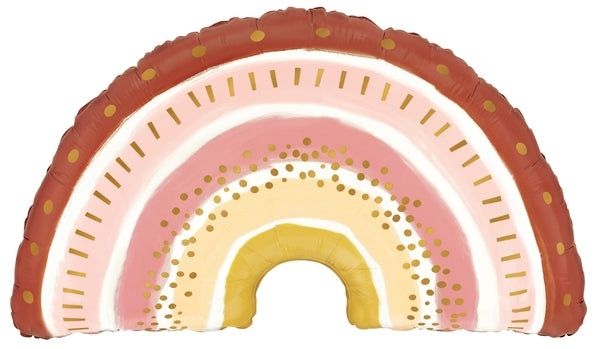 078 32" RAINBOW SHAPE FOIL - PKG