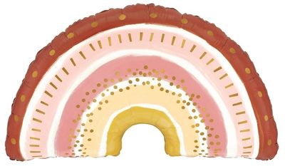 078 32" RAINBOW SHAPE FOIL - PKG