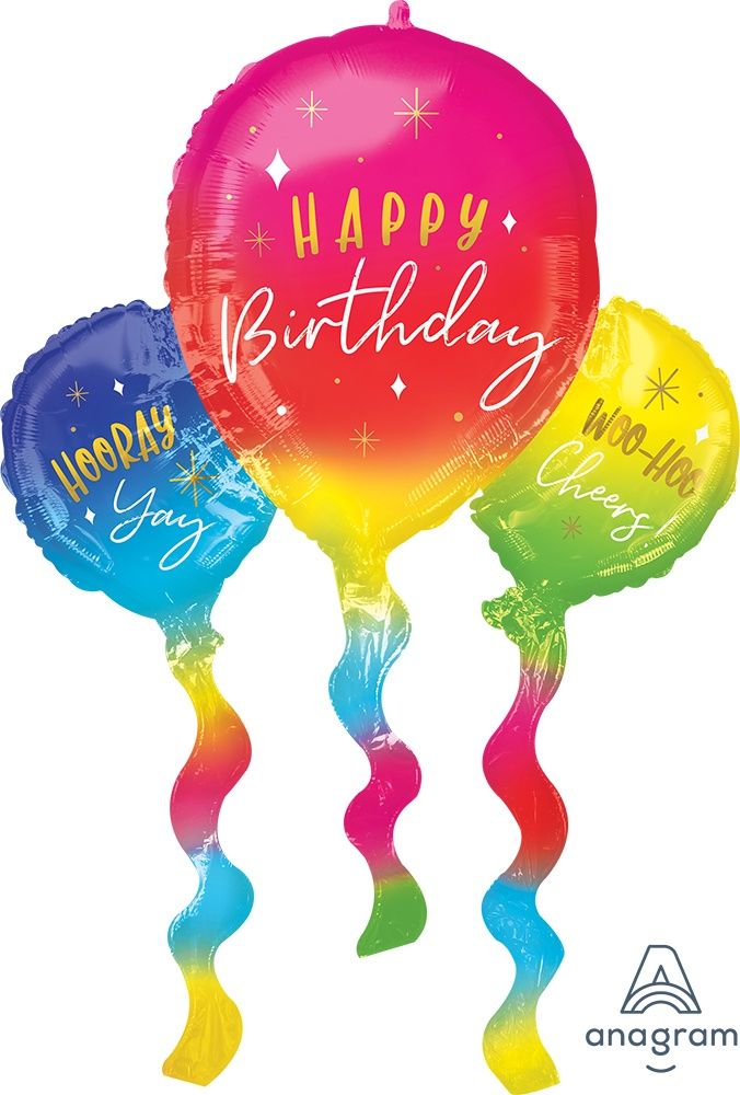 022 36" BIRTHDAY FUN BALLOONS SHP-PK