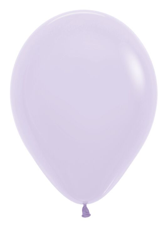 100Ct 5" Pastel Matte Lilac Latex