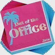 16Ct Barbie Beverage Napkin