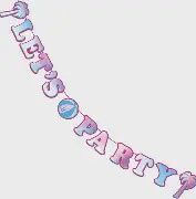 Barbie Lets Party Banner