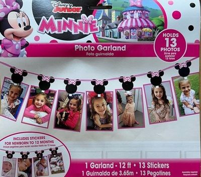 Minnie Mouse Photo Garland