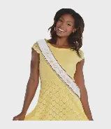 Golden Age 40th Birthday Fabric Sash