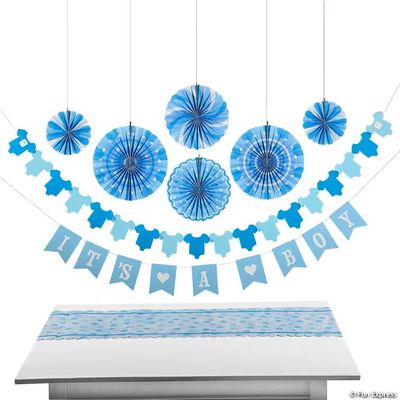 Blue It’s a Boy Baby Shower Decorating Kit