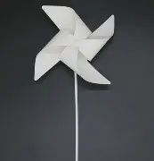 6CT White Pinwheel