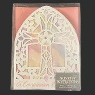 8CT 1st Communion Inv Pink