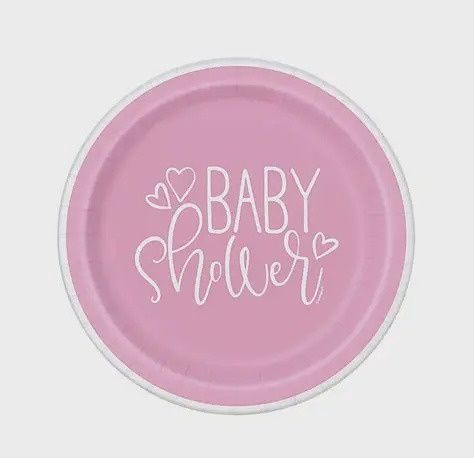 7" PNK HEART BABY PL