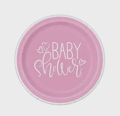 7" PNK HEART BABY PL