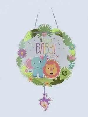 Baby Shower Wild Door Sign
