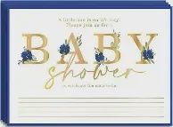 8CT  Bloom Baby Shower Invites
