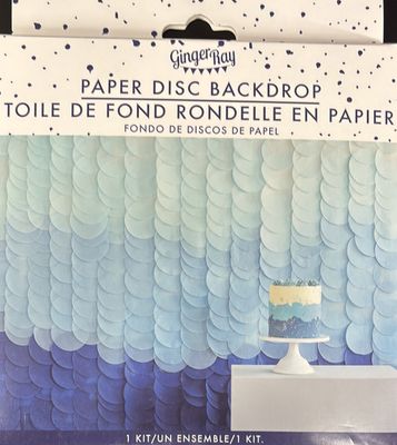 Blue Paper Backdrop