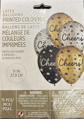 15Ct 12” Cheers Ast Ltx