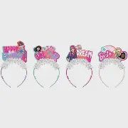 4Ct Headbands Barbie