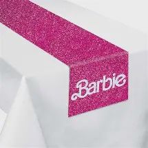 Barbie Glitter Pink Table Runner