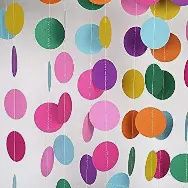 Colorful Circles Garland