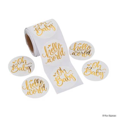 100Ct Baby Shower Stickers