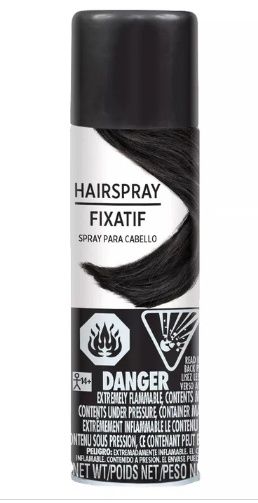 Black Hair Spray