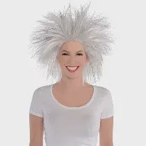 Silver Crazy Wig