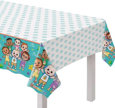 54x94" Cocomelon  Plastic Table Cover