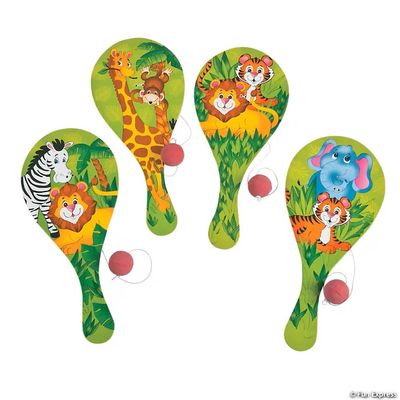 Animal Paddleball Game