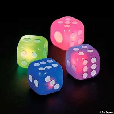 1.5" FLASH RBBER DICE