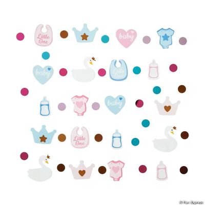 2OZ Gender Reveal Swan Confetti