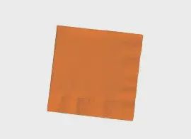 50Ct Orange Beverage Napkin