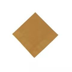 50Ct Gold Disposable Paper Beverage Napkins