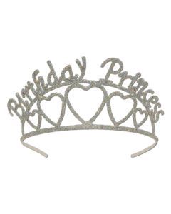 Glttr Mtl Bday Princess Tiara