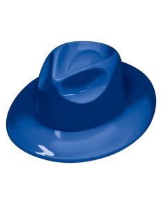 Blue Plstc Fedora