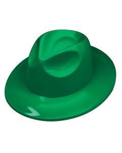 Grn Plastic Fedora