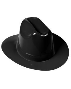 Blk Plastic Cowboy Hat