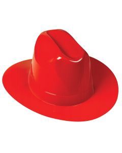 Red Plastic Cowboy Hat