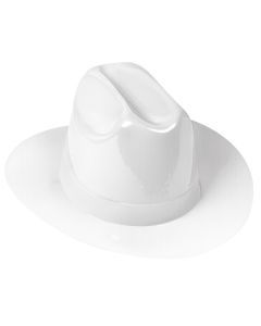 Wht Plastic Cowboy Hat